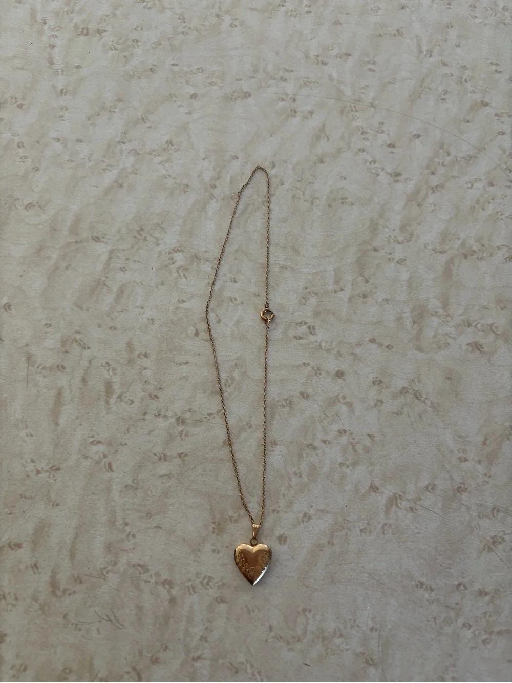 Gold Heart Locket Necklace - Children’s Jewelry